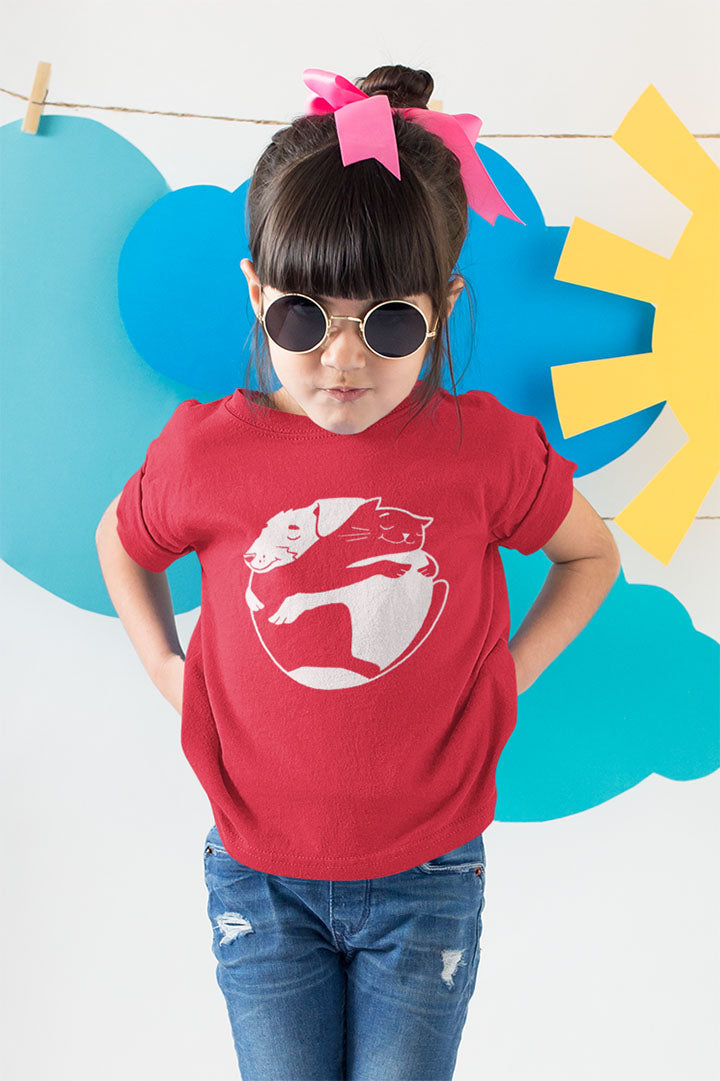 Snuggles on Repeat: The Perfect Tee for Animal Lovers!