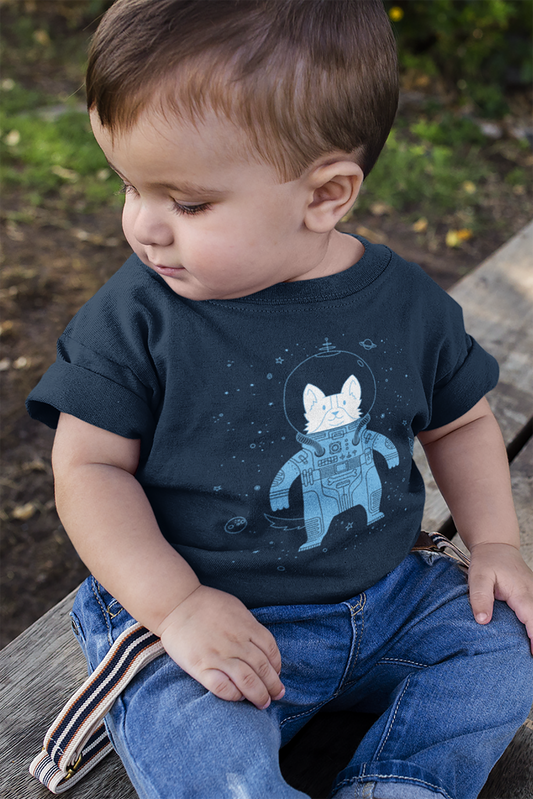 Dog in Space Baby Graphic Tee