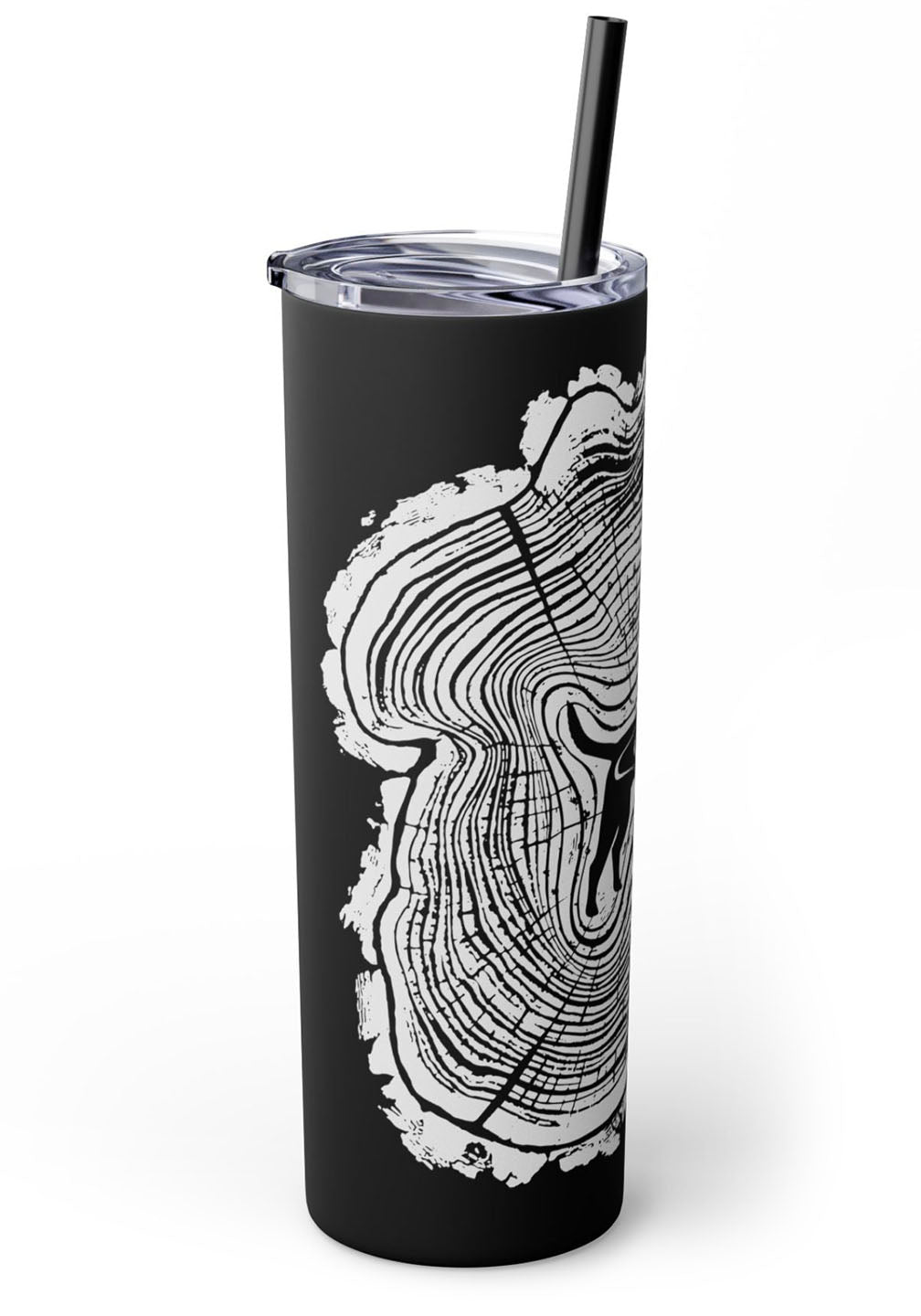 Dogwood Skinny Tumbler with Straw, 20oz