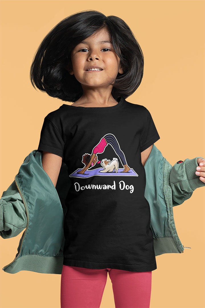 Downward Dog Kid’s Heavy Cotton Graphic Tee