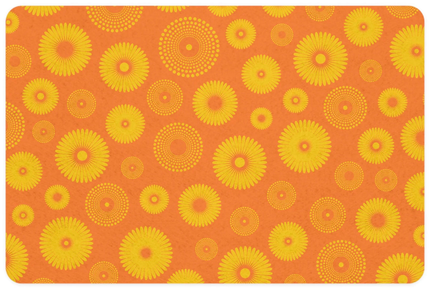 Floral Pet Food Mat (12x18)