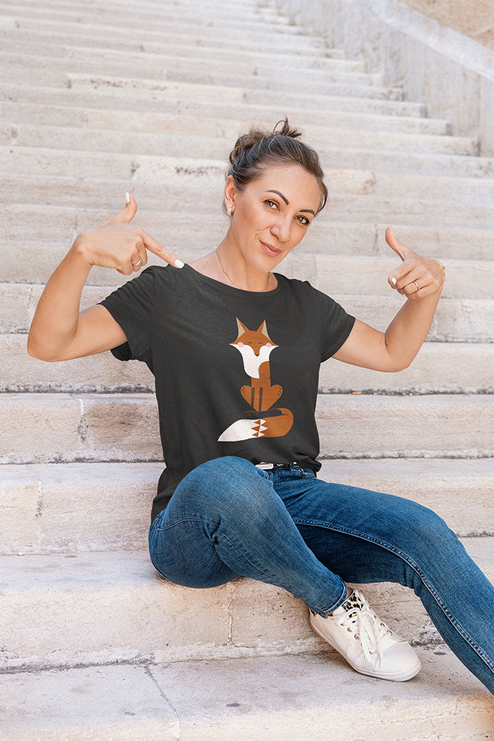 Enchanting Fox Women's Graphic Tee – Cozy, Stylish & Wildly Unique