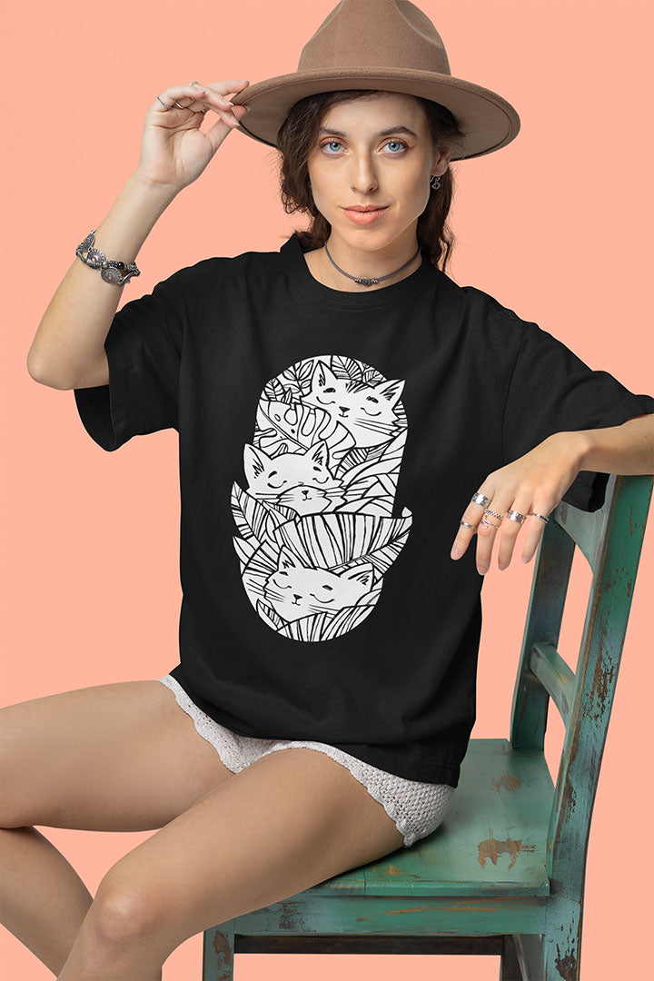 Embrace the Wild with the Jungle Cats Tee – Perfect for Cat Lovers!