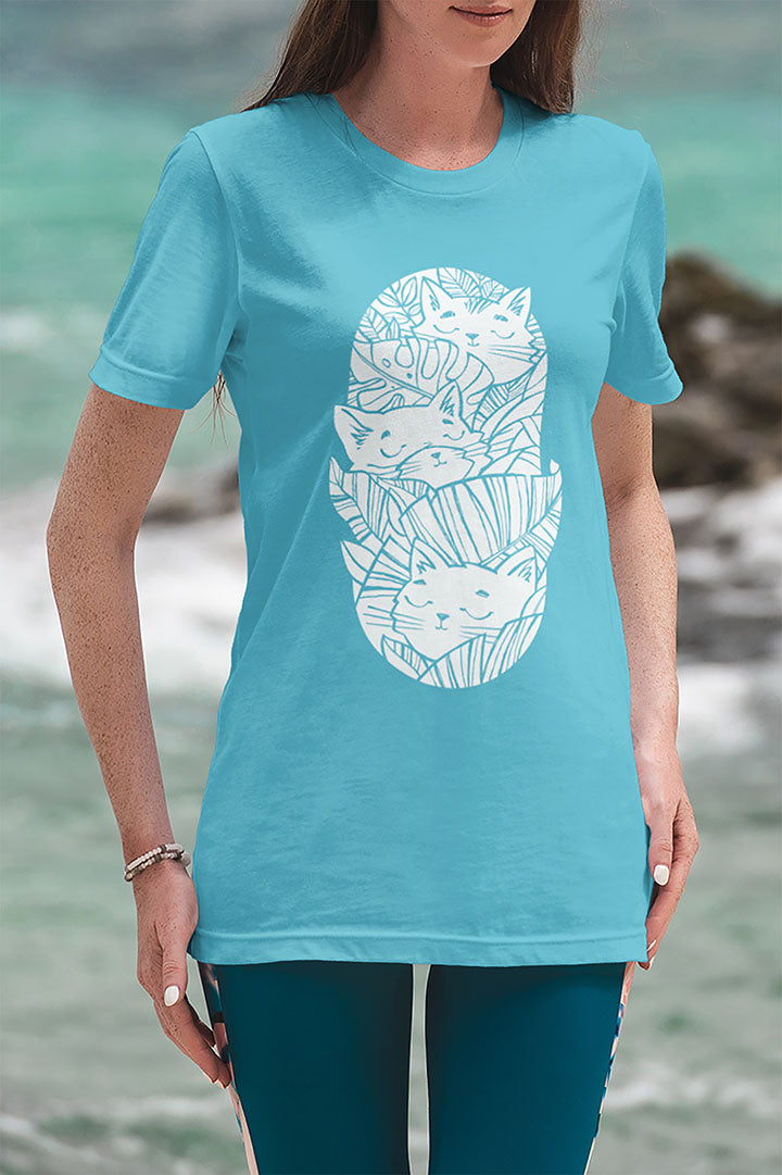 Embrace the Wild with the Jungle Cats Tee – Perfect for Cat Lovers!
