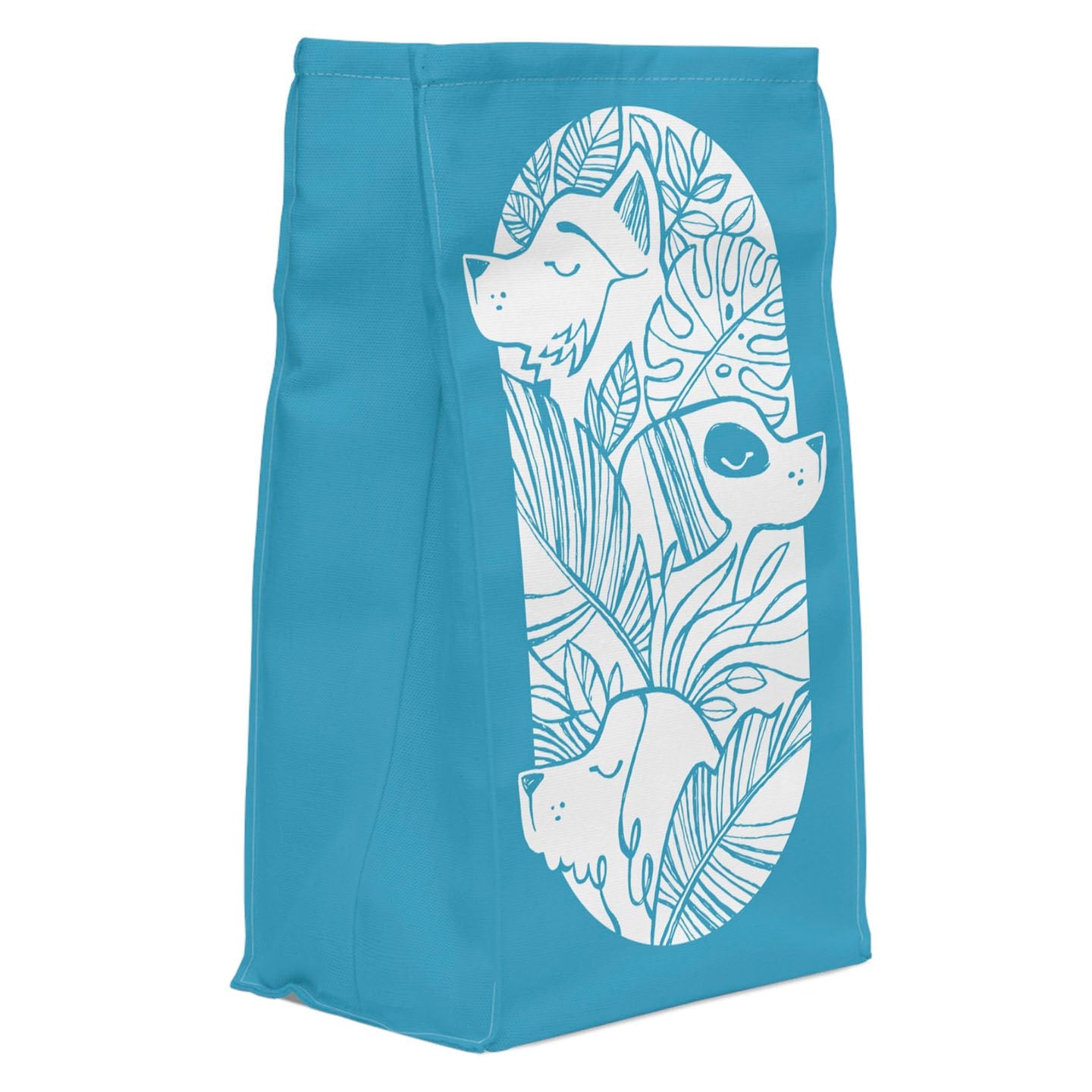Jungle Dogs Polyester Lunch Bag
