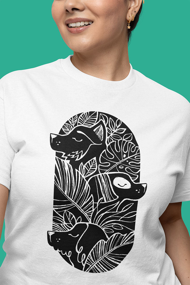 Go Wild with the Jungle Dogs Tee – Perfect for Dog Lovers!