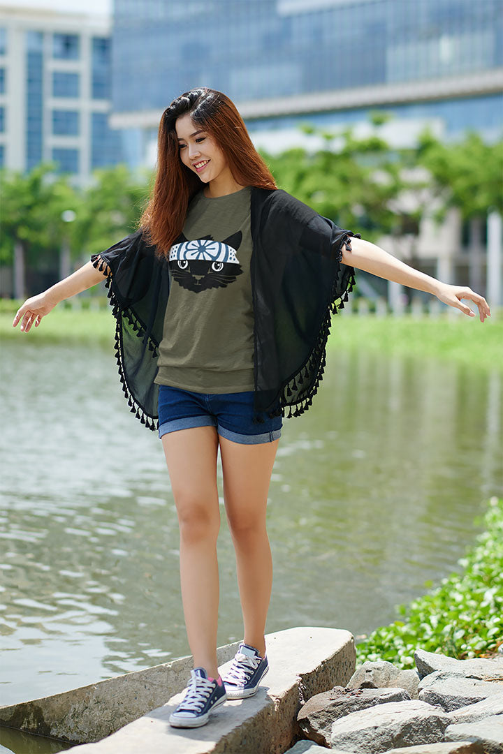 Karate Cat Women's Graphic Tee