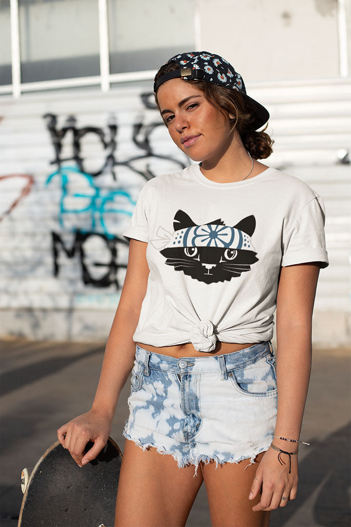 Karate Cat Women's Graphic Tee