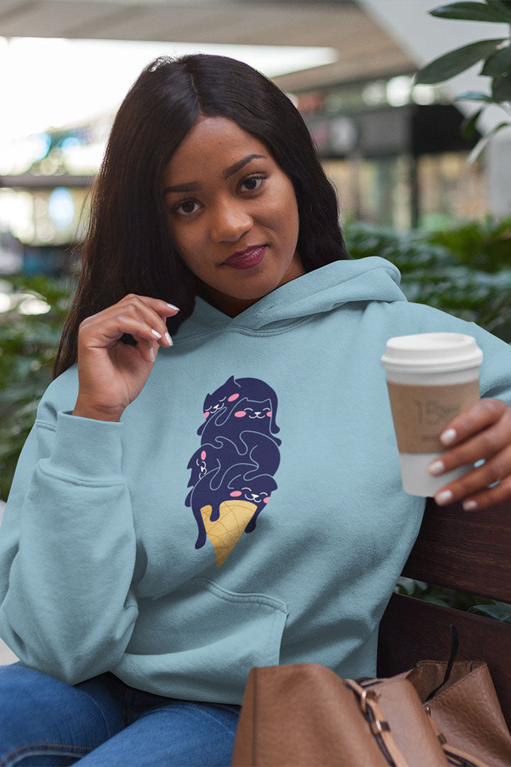 Kitty Cone Women's Hooded Sweatshirt