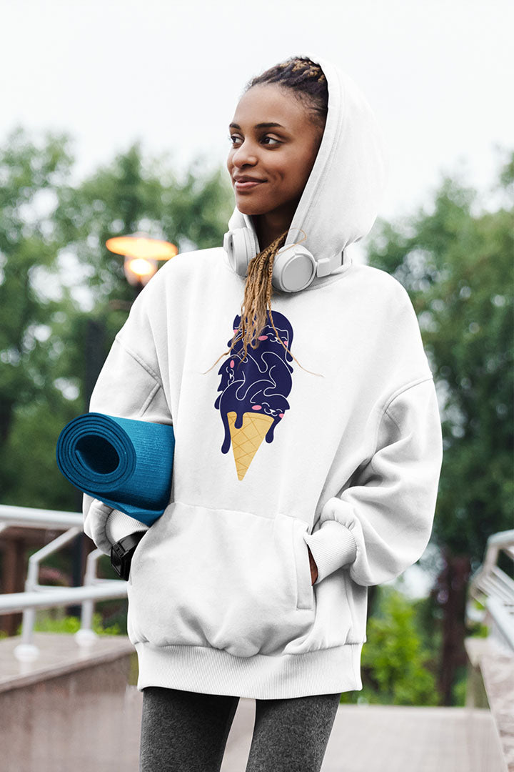 Kitty Cone Women's Hooded Sweatshirt