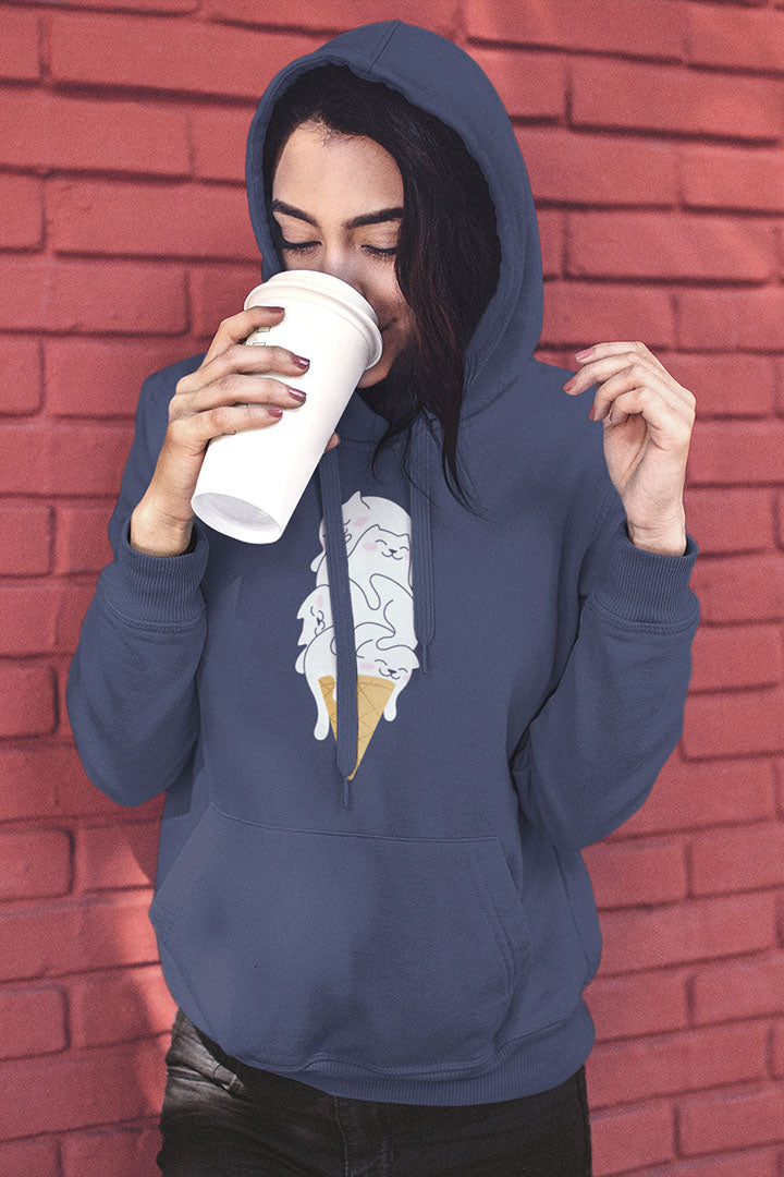 Kitty Cone Women's Hooded Sweatshirt