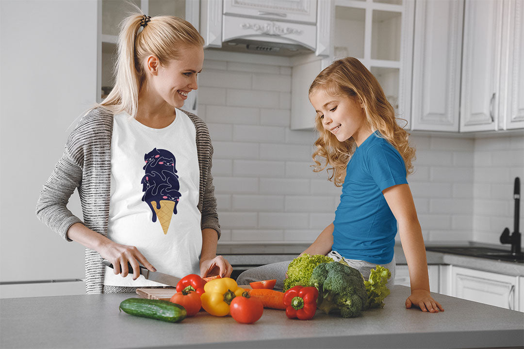 Ice Cream Cone Cat Tee – Sweet and Fun for Cat Lovers!