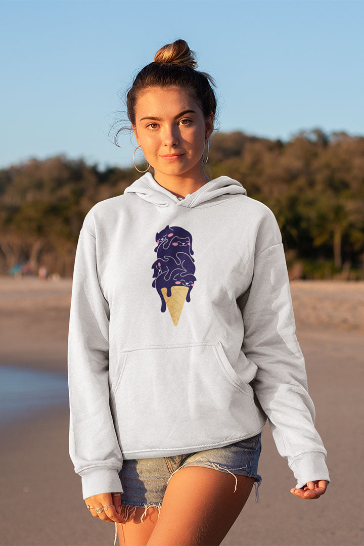 Kitty Cone Women's Hooded Sweatshirt