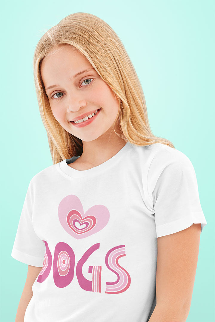 Love Dogs Kid's Heavy Cotton Tee