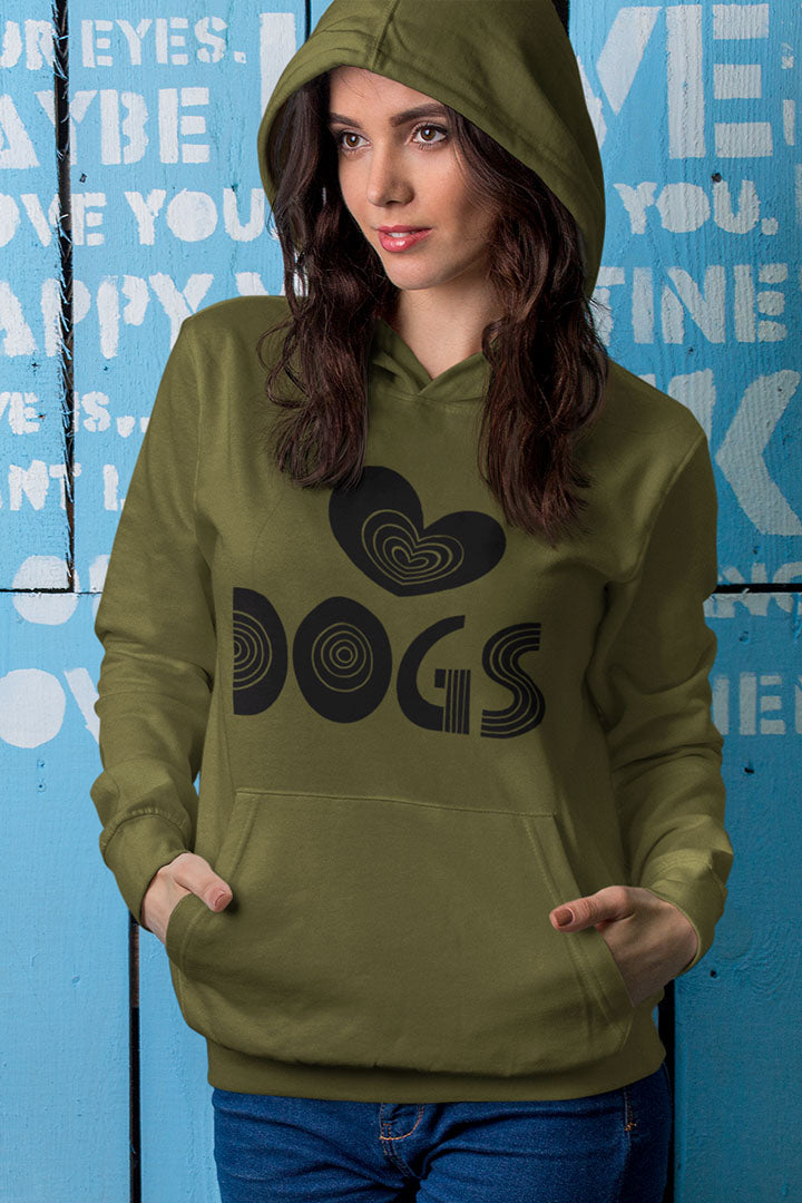 Love Dogs Women's Hooded Sweatshirt