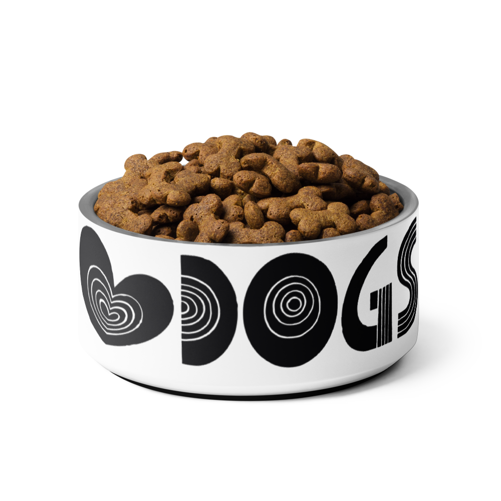 Love Dogs Graphic Pet bowl