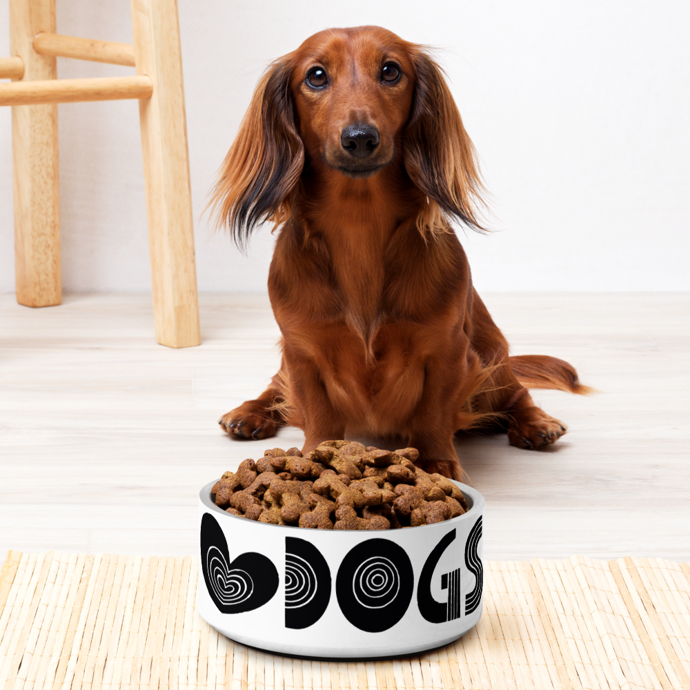 Love Dogs Graphic Pet bowl