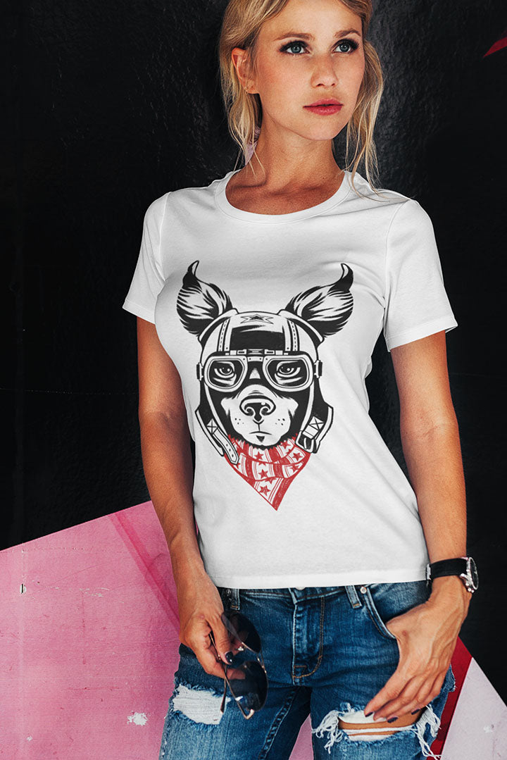 Born to Ride – Motorcycle Dog Tee!