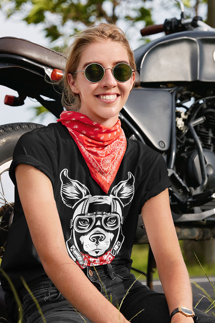 Born to Ride – Motorcycle Dog Tee!