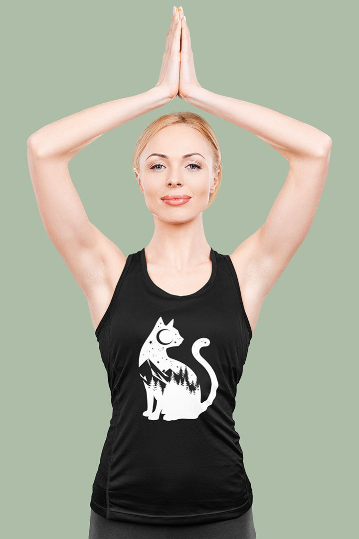 Mountain Cat Women's Racerback Tank Top