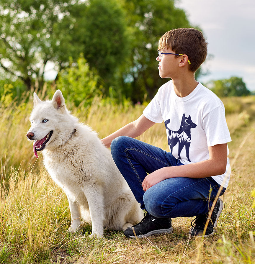Mountain Dog Kid's Heavy Cotton Tee