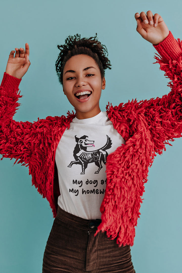 Dog Ate My Homework Women's Graphic Tee