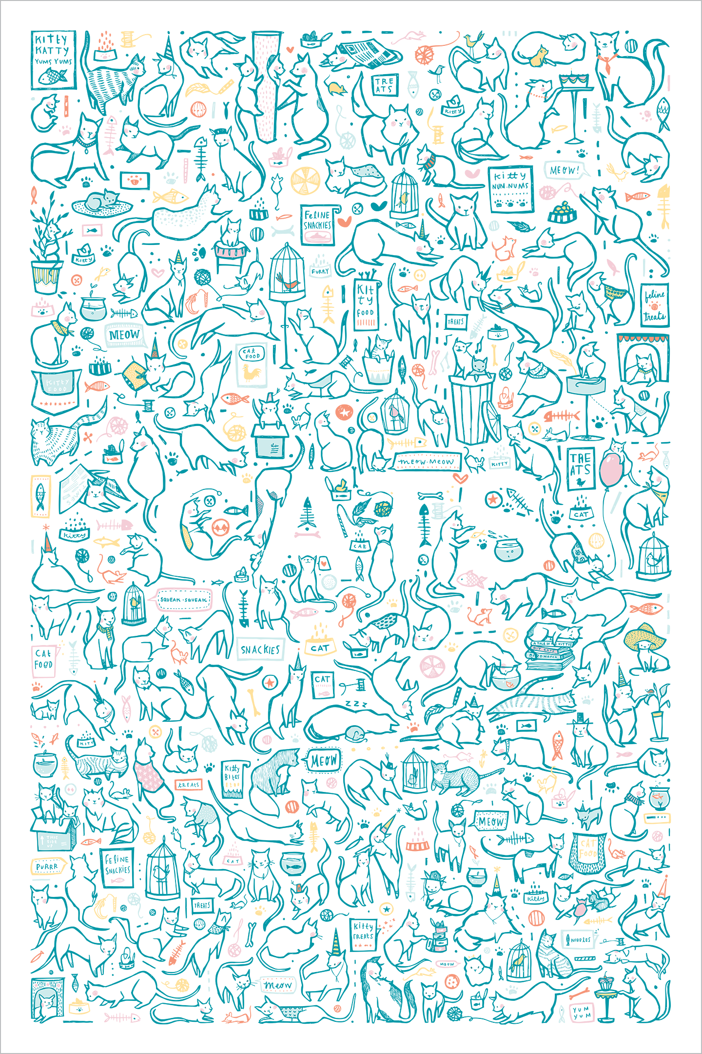 CATS Premium Matte Vertical Poster