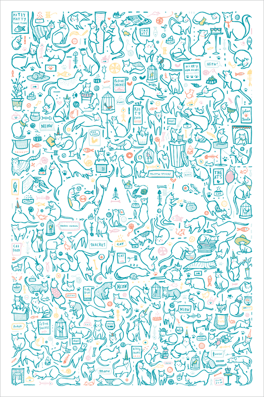 CATS Premium Matte Vertical Poster