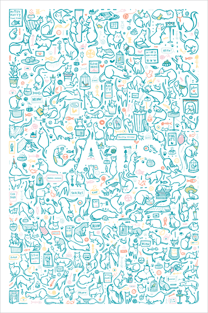 CATS Premium Matte Vertical Poster