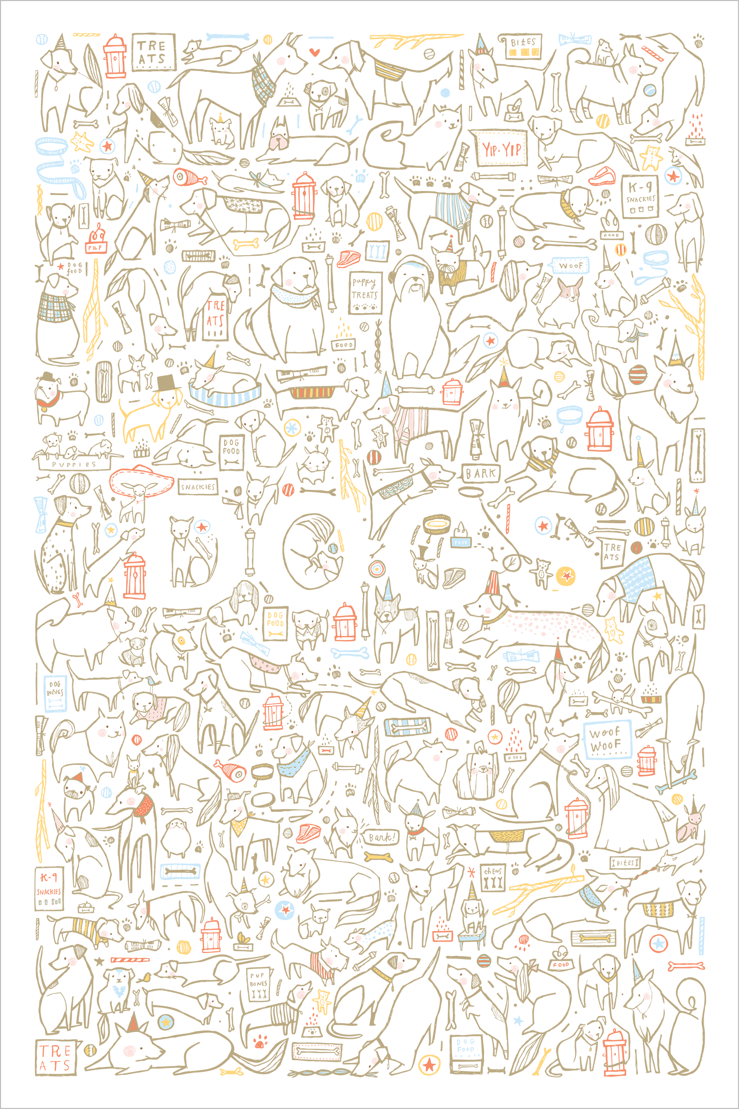 DOGS Premium Matte Vertical Poster
