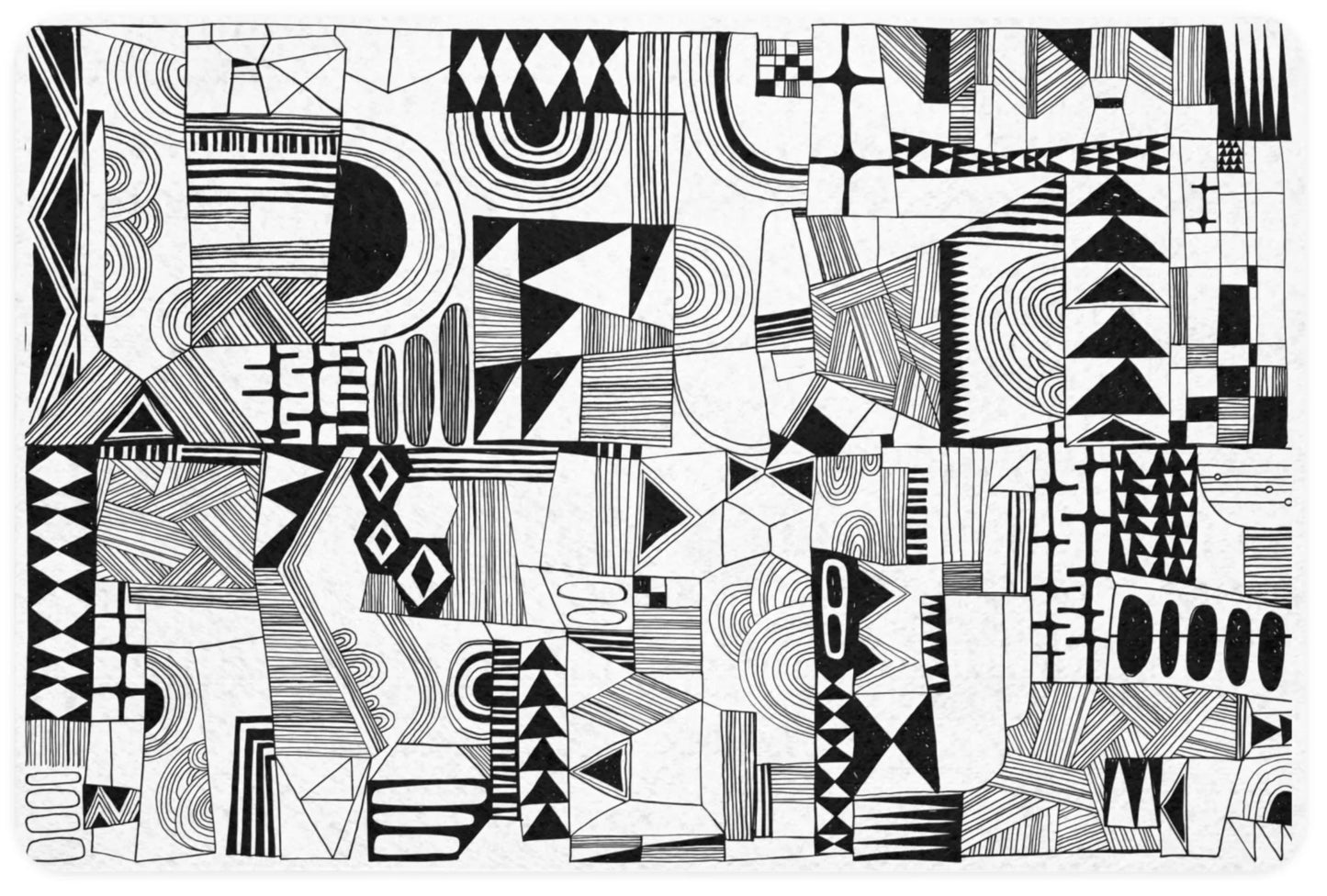 Pattern #1 Pet Food Mat (12x18)