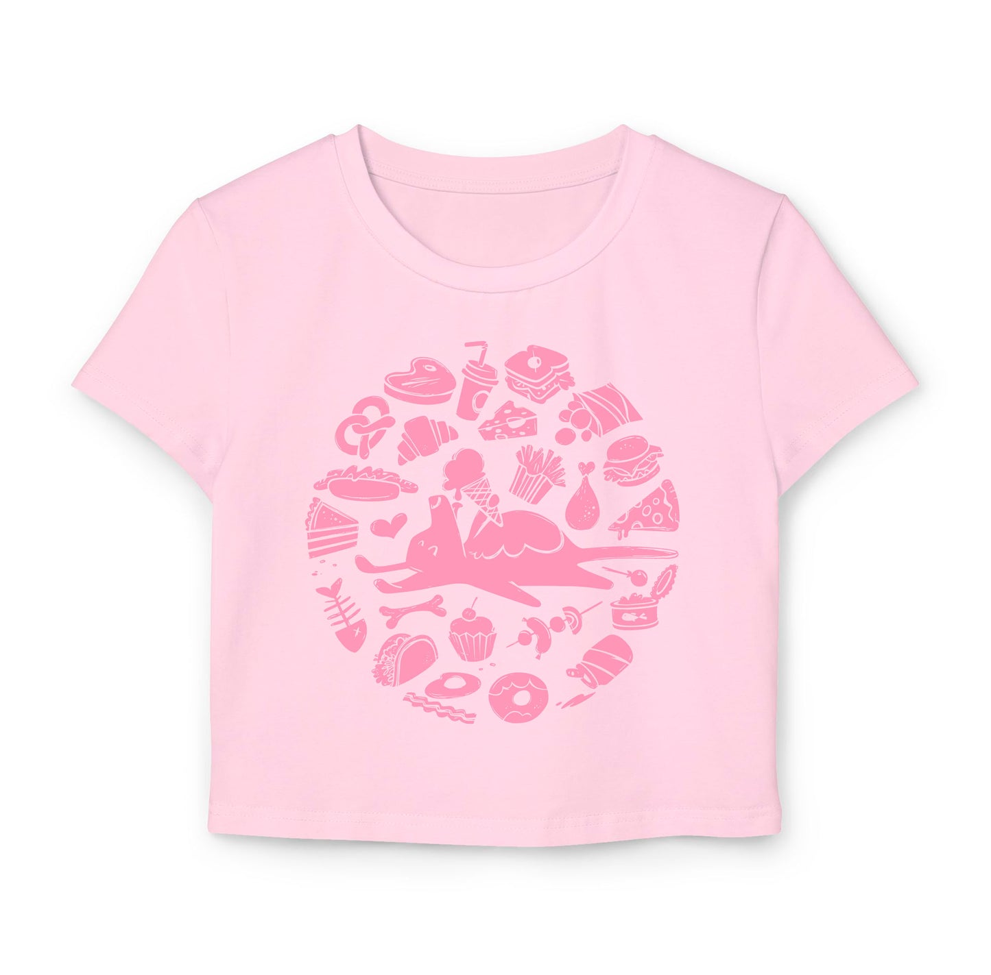 All Food is Dog Food Women's Baby Tee
