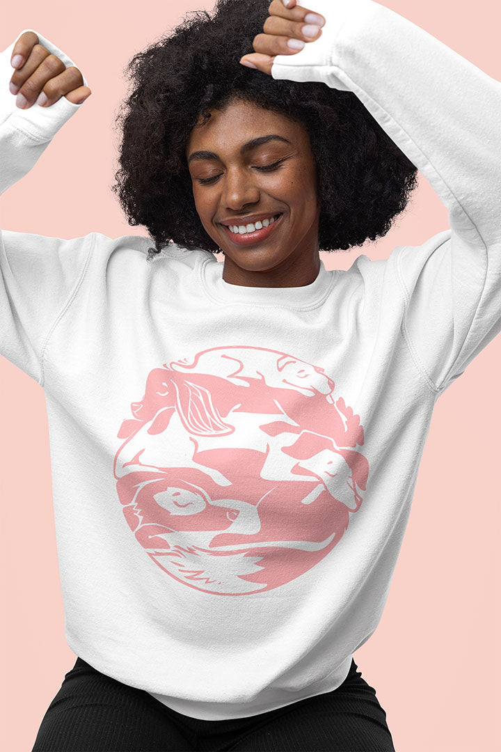 Dog Pile Women's Heavy Blend Crewneck Sweatshirt