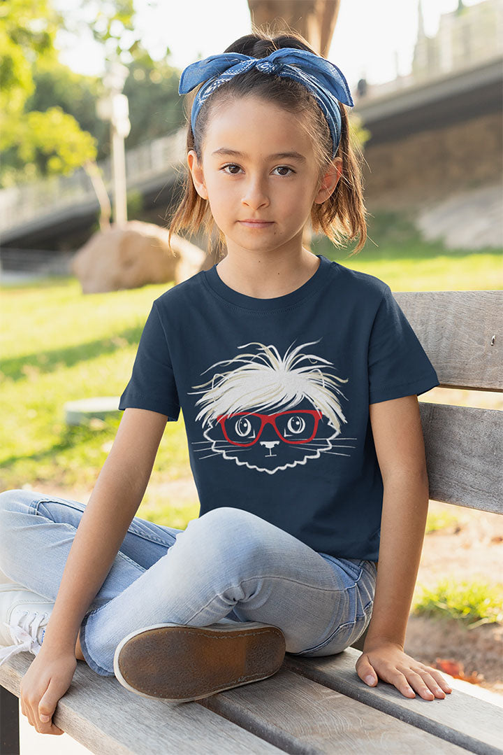 Pop Art Cat Kid's Heavy Cotton Tee