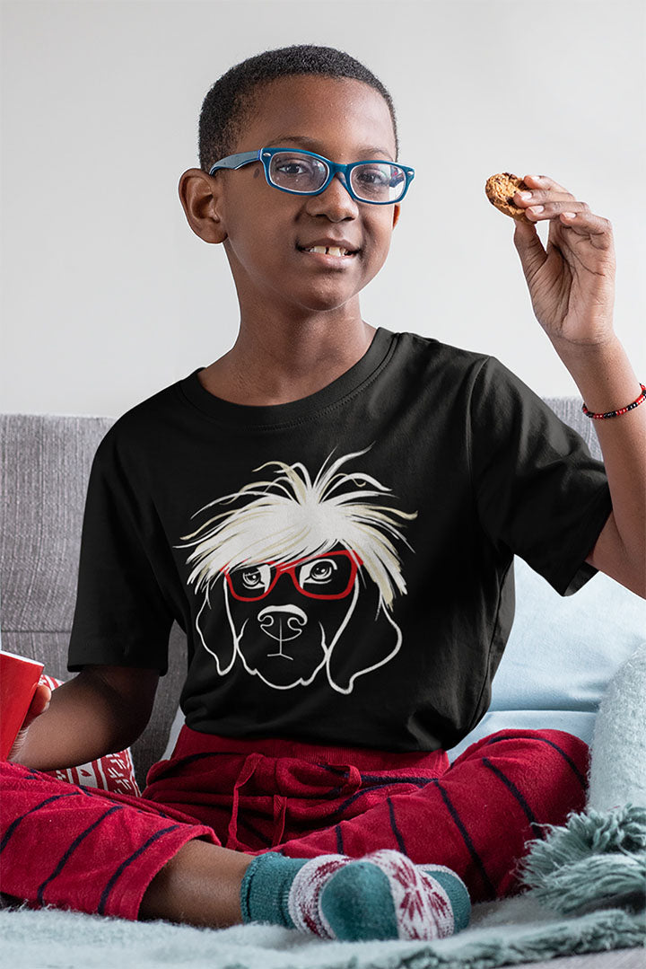 Pop Art Dog Kid's Heavy Cotton Tee