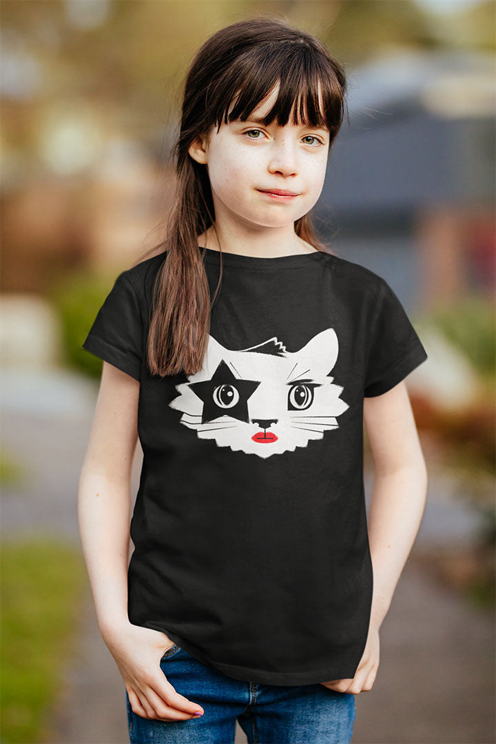 Rock 'n' Roll Cat Kids Heavy Cotton Graphic Tee