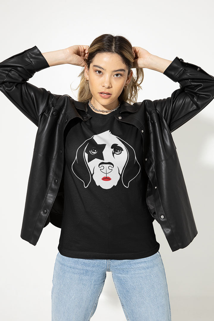 Rock 'n' Roll Dog Women's Graphic Tee