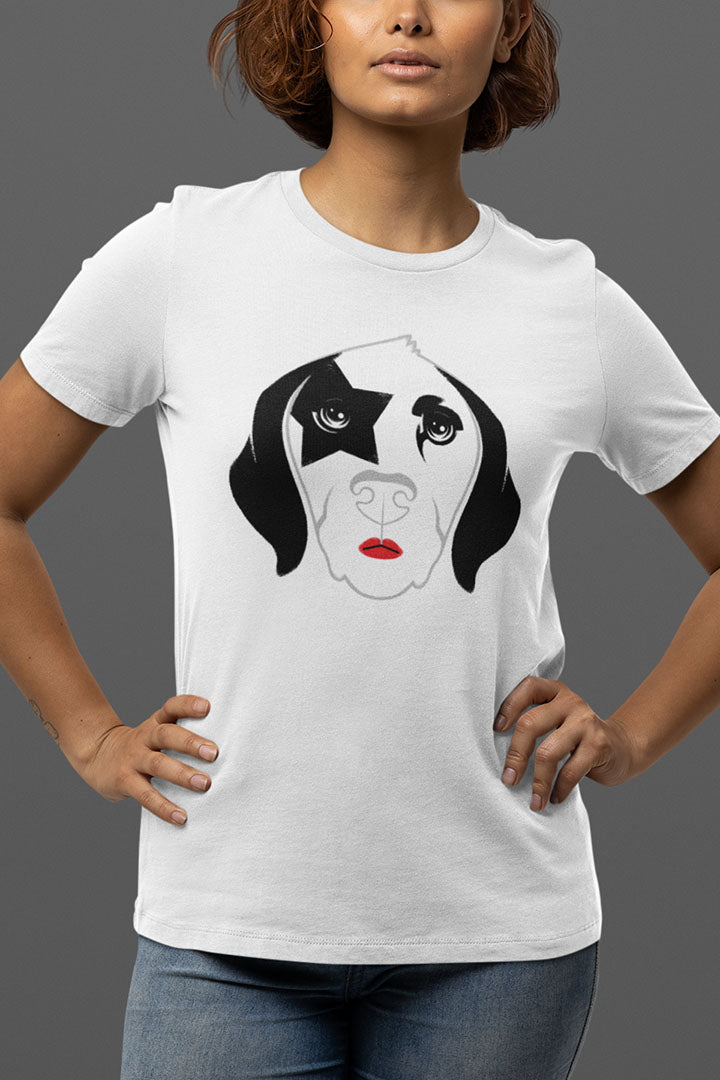 Rock 'n' Roll Dog Women's Graphic Tee