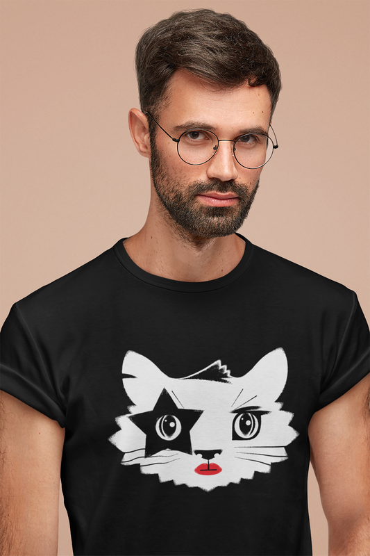 Rock 'n' Roll Cat Graphic Tee