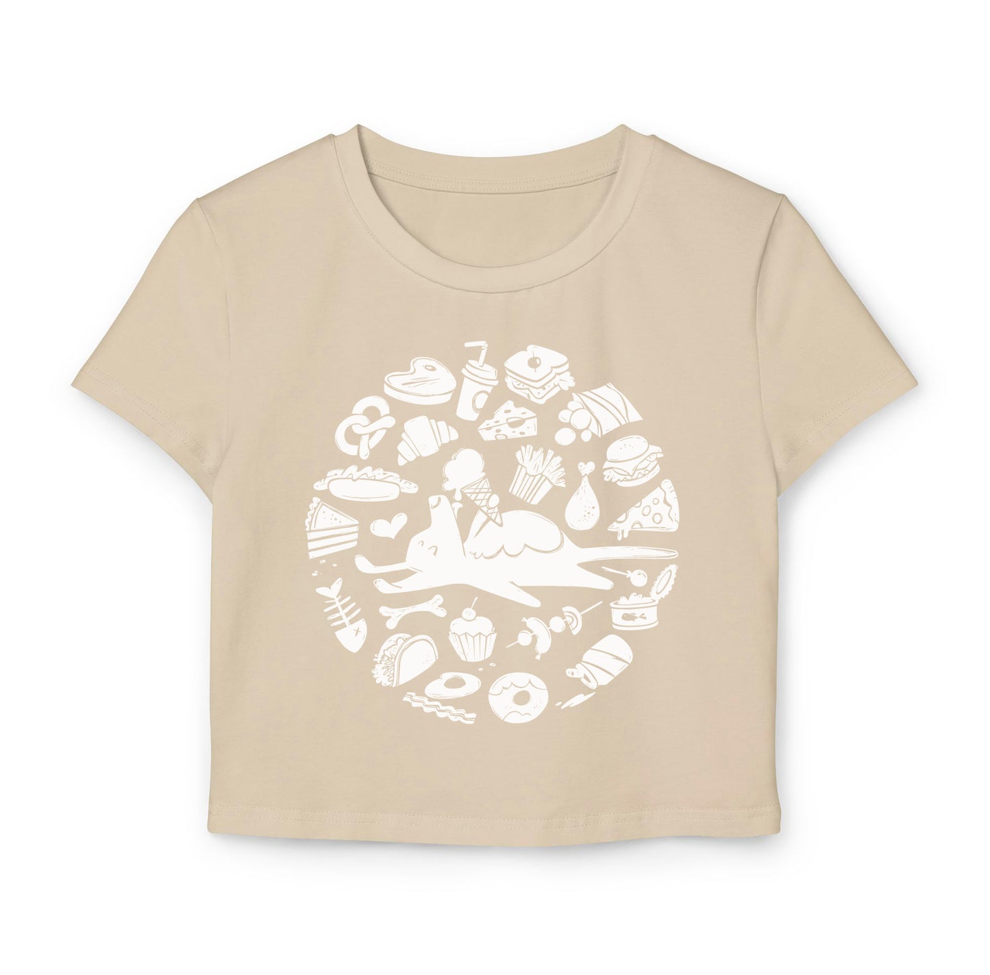 All Food is Dog Food Women's Baby Tee