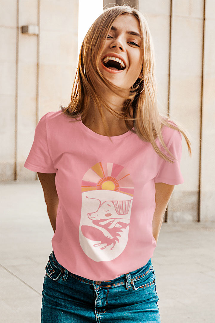 Cozy Sleepy Dog Tee – For Dog Lovers Who Appreciate a Good Nap!