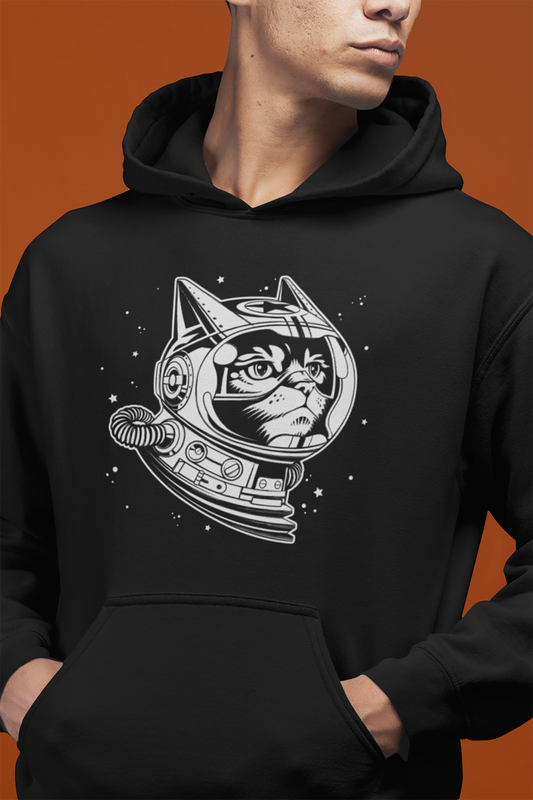 Space Cat Hooded Sweatshirt