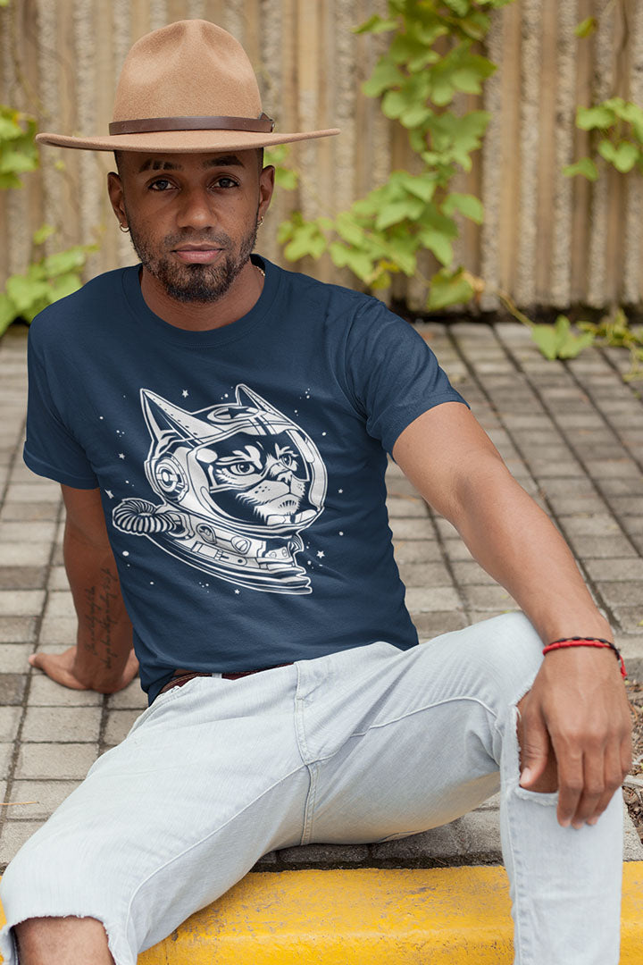 Space Cat Men's Graphic Tee