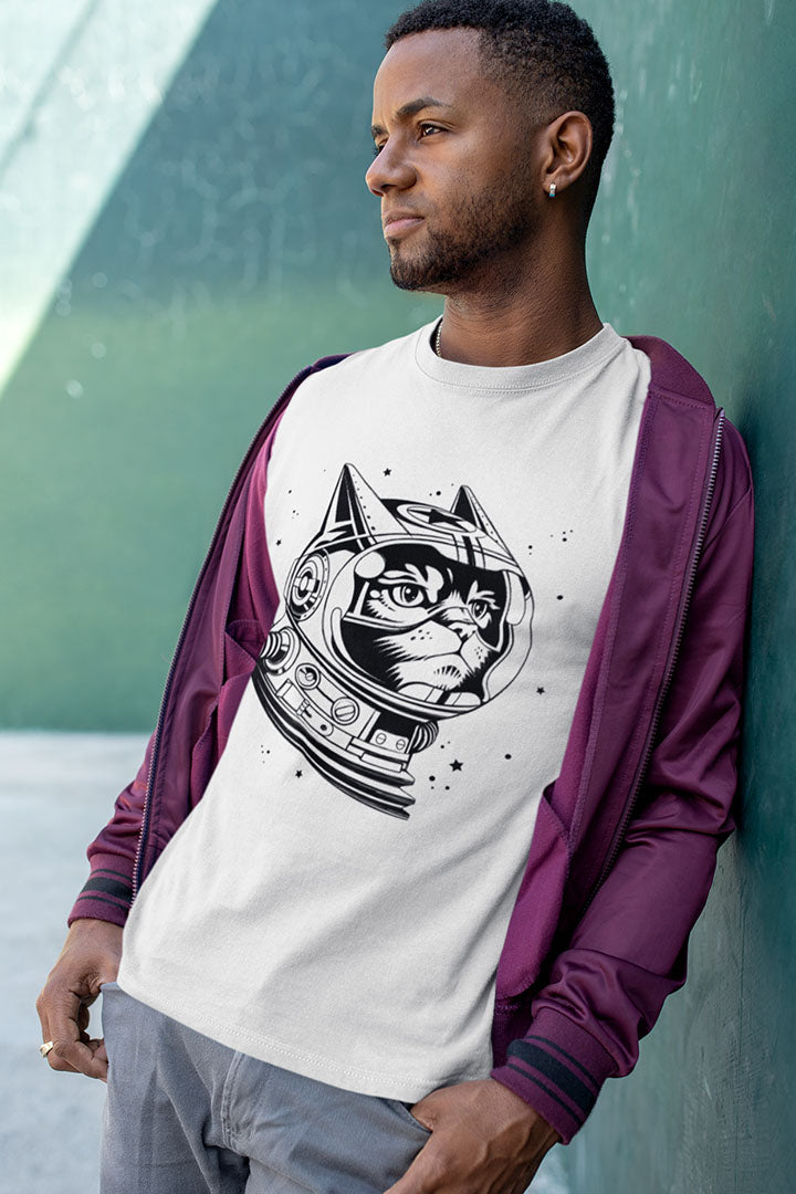 Space Cat Men's Graphic Tee