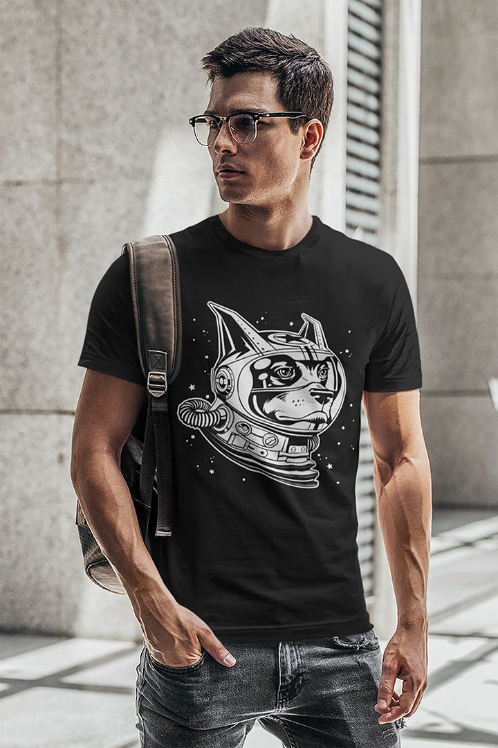 Space Dog Men's Graphic Tee
