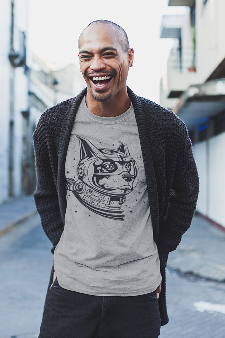 Space Dog Men's Graphic Tee