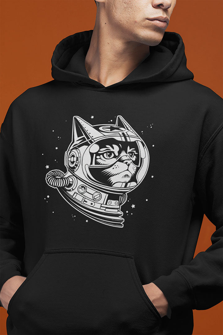 Space Cat Men's Hooded Sweatshirt