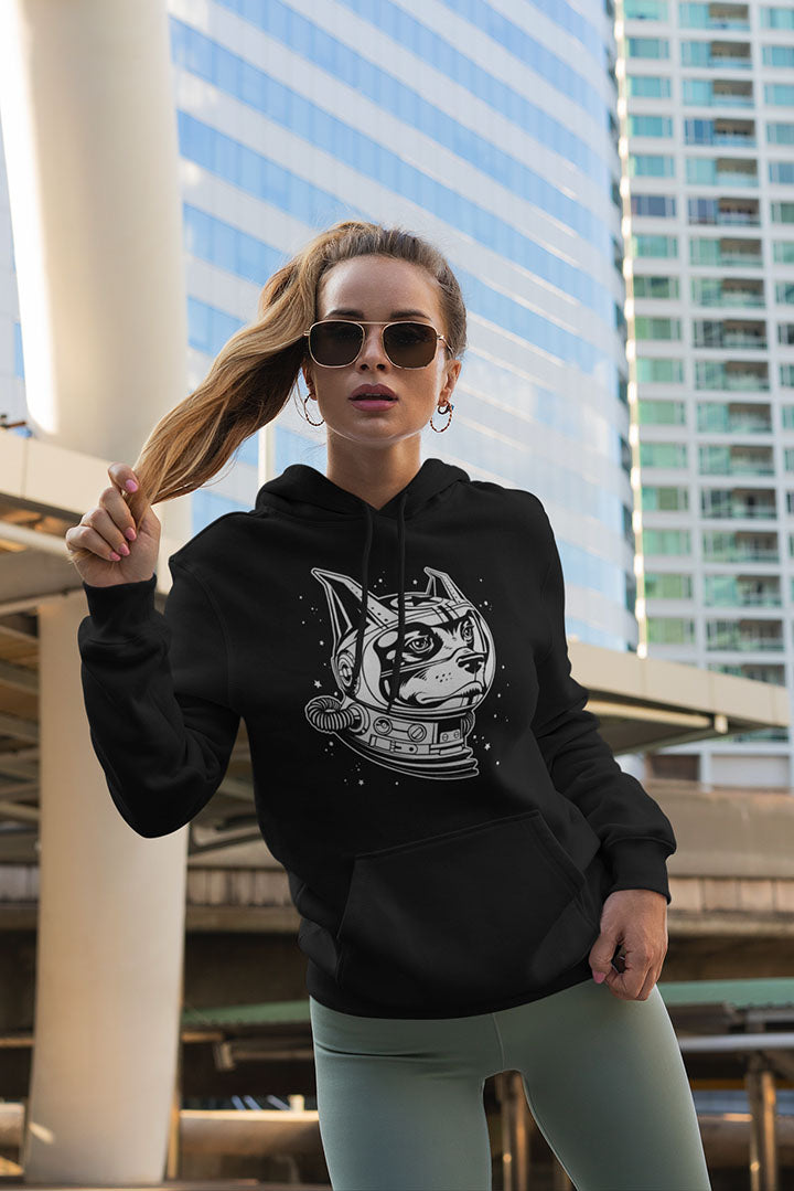 Space Dog Women's Hooded Sweatshirt