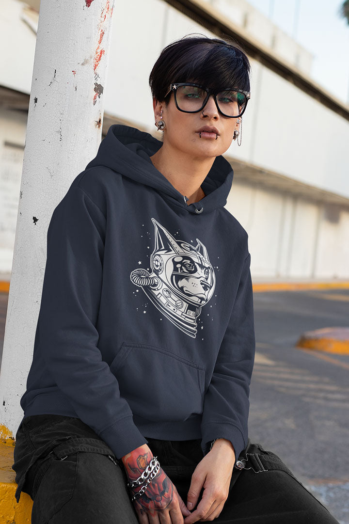 Space Dog Women's Hooded Sweatshirt