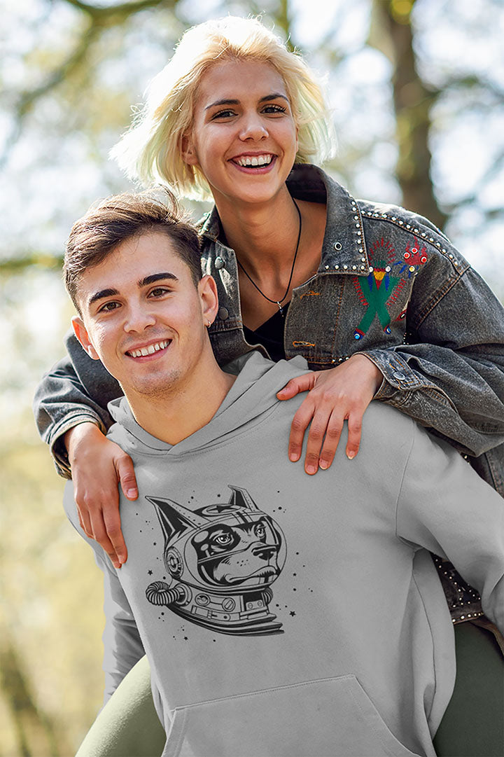 Space Dog Men's Hooded Sweatshirt